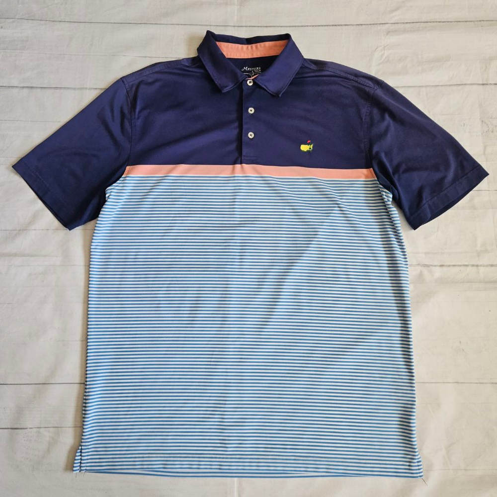 Masters Tech Blue Striped Pattern Block Golf Mast… - image 1